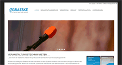 Desktop Screenshot of graeske.de