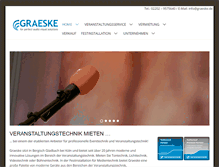 Tablet Screenshot of graeske.de